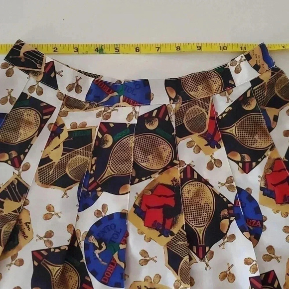 Lavon Sport - VINTAGE Tennis Themed Tennis Skirt - Picture 9 of 13